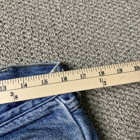 Wrangler Mens Jeans Size 34X30 Blue Denim Brushed‎ Rugged Straight Leg Pockets - Picture 8 of 16